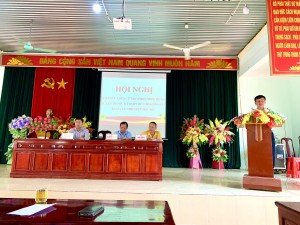 Đại biểu HĐND huyện tiếp xúc cử tri tại xã Hoa Thành trước kỳ họp thứ Bảy - HĐND huyện Yên Thành khóa XX, nhiệm kỳ 2021-2026
