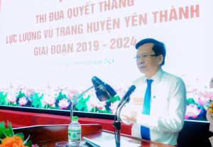 Huyện Yên Thành đại hội Thi đua quyết thắng lực lượng vũ trang, giai đoạn 2019-2024